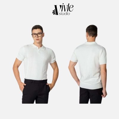 Áo slim fit có cổ