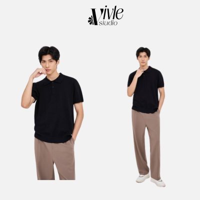 Áo regular fit có cổ