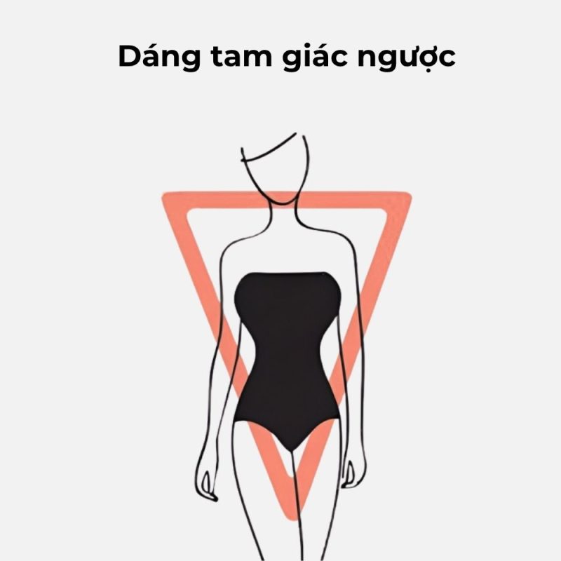 Cách xác định dáng người tam giác ngược